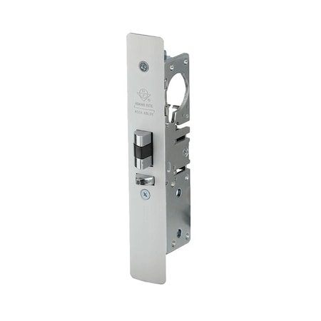 Adams Rite Standard Duty Retrofit Deadlatch, Flat Faceplate, 7/8 In. Backset, 4-5/8 In. Flat Mortised Strike, R 4530-16-101-628